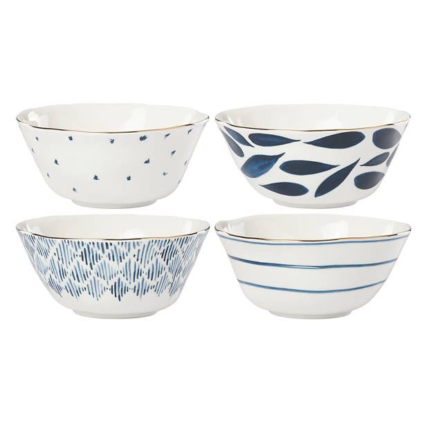 Lenox 894889, White Bay Colors Lot De 12 Pièces, Porcelaine